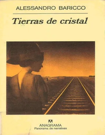 Tierras de cristal de Alessando Baricco, portada del libro