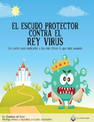 Cuento Coronavirus de Guadalupe del Canto, portada del libro