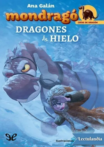 Dragones de hielo de Ana Galán, portada del libro