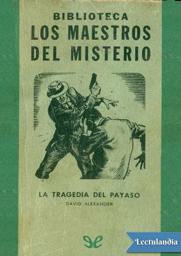 La tragedia del payaso de David Alexander, portada del libro