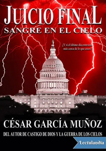 Juicio Final. Sangre en el cielo de César García Muñoz, portada del libro