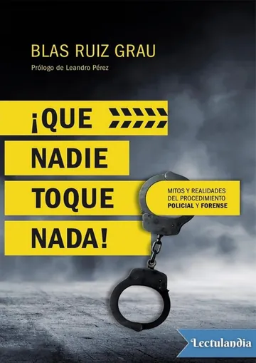 ¡Que nadie toque nada! de Blas Ruiz Grau, portada del libro