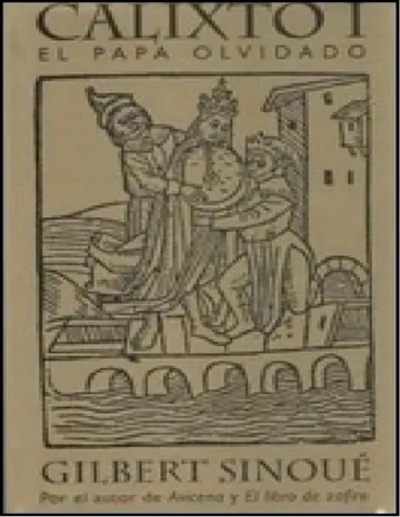 El papa olvidado. Calixto I de Gilbert Sinoué, portada del libro