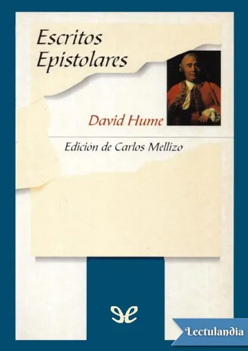 Escritos epistolares de David Hume, portada del libro