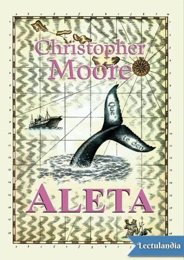Aleta de Christopher Moore, portada del libro