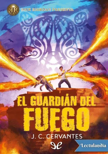 El guardián del fuego de Jennifer Cervantes, portada del libro