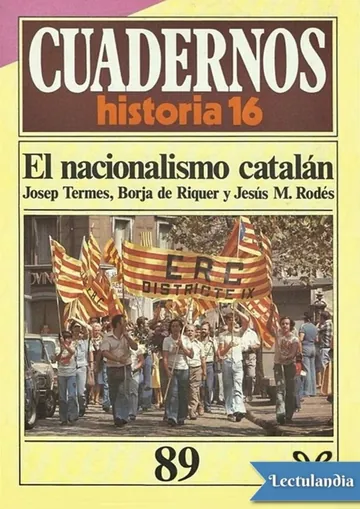 El nacionalismo catalán de Josep Termes, portada del libro