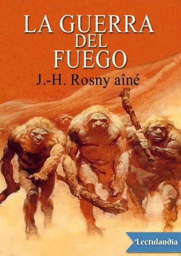 La guerra del fuego de J.-H. Rosny, portada del libro