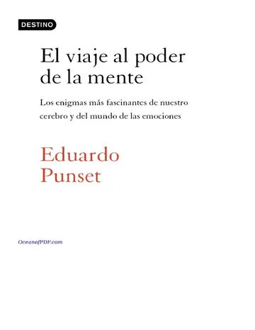 El viaje al poder de la mente de Eduardo Punset, portada del libro