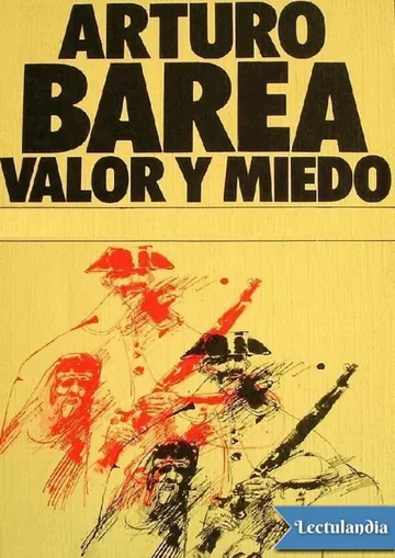 Valor y miedo de Arturo Barea, portada del libro