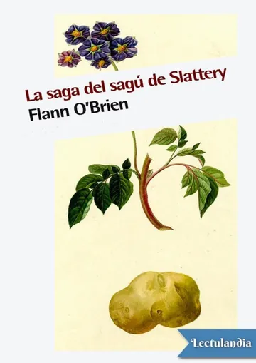 La saga del sagú de Slattery de Flann O’Brien, portada del libro