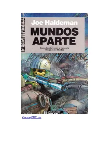 Mundos Aparte de Joe Haldeman, portada del libro