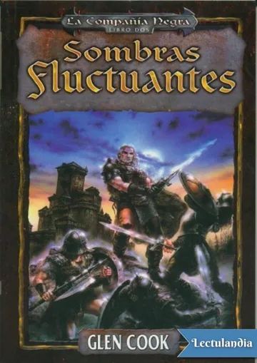 Sombras fluctuantes de Glen Cook, portada del libro