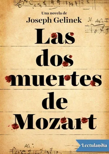 Las dos muertes de Mozart de Gelinek Joseph, portada del libro