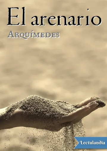 El arenario de Arquímedes, portada del libro