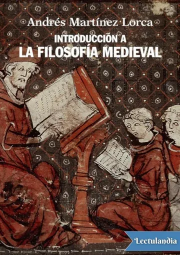 Introducción a la filosofía medieval de Andrés Martínez Lorca, portada del libro