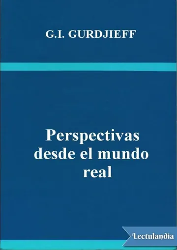 Perspectivas desde el mundo real de G. I. Gurdjieff, portada del libro