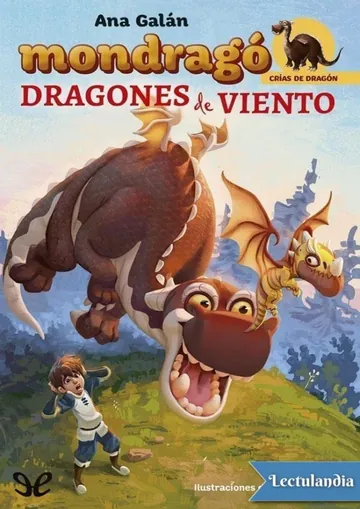 Dragones de viento de Ana Galán, portada del libro