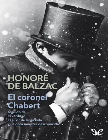 El coronel Chabert de Honoré de Balzac, portada del libro