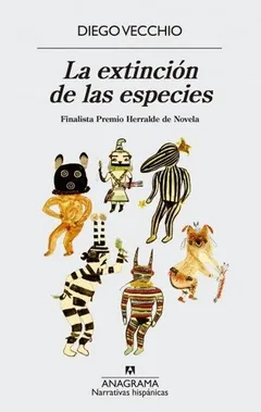 La extinción de las especies de Diego Vecchio, portada del libro