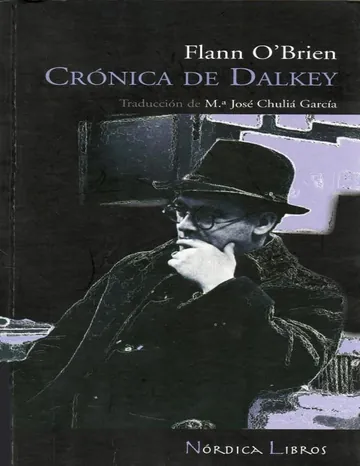 Cronica De Dalkey de Flann O'Brien, portada del libro