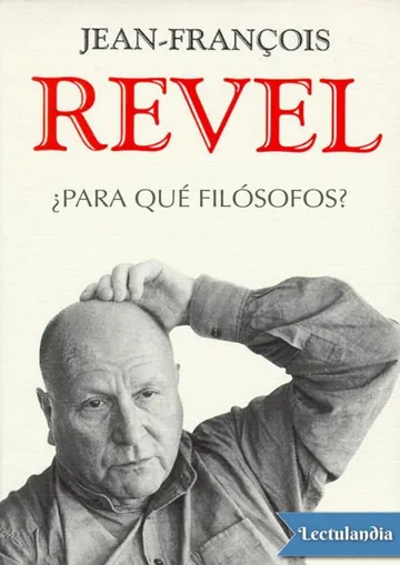 ¿Para qué filósofos? de Jean-François Revel, portada del libro