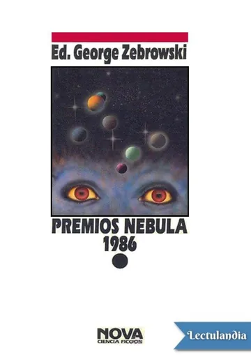Premios Nebula 1986 de AA. VV. (editado por George Zebrowski), portada del libro