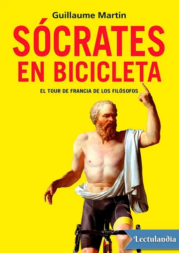 Sócrates en bicicleta de Guillaume Martin, portada del libro