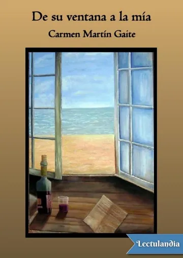 De su ventana a la mía de Carmen Martín Gaite, portada del libro