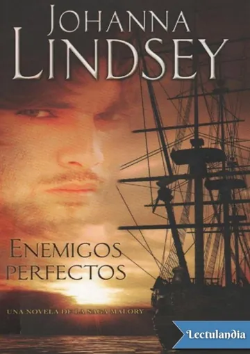 Enemigos perfectos de Johanna Lindsey, portada del libro