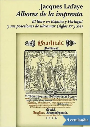 Albores de la imprenta de Jacques Lafaye, portada del libro