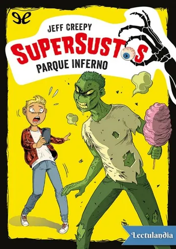 Parque Inferno de Jeff Creepy, portada del libro