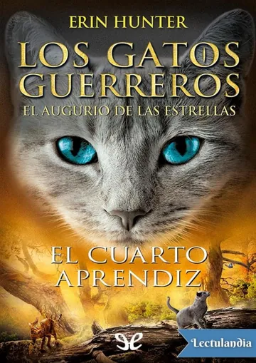El cuarto aprendiz de Erin Hunter, portada del libro