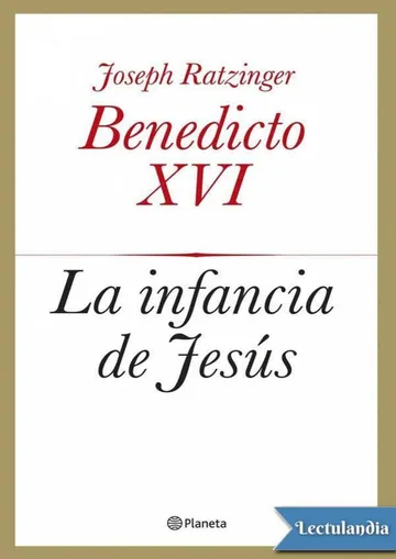 La infancia de Jesús de Joseph Ratzinger, portada del libro