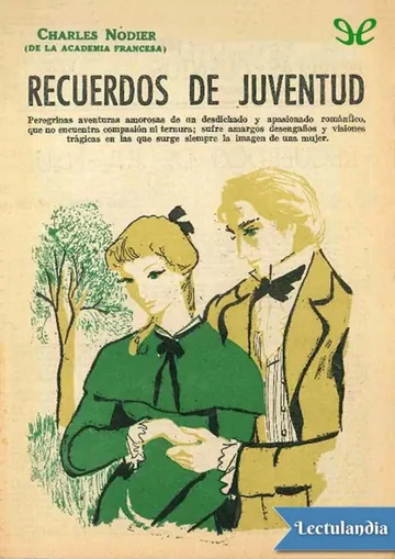 Recuerdos de juventud de Charles Nodier, portada del libro