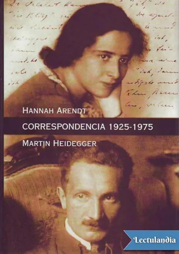Correspondencia 1925-1975 de Hannah Arendt, portada del libro