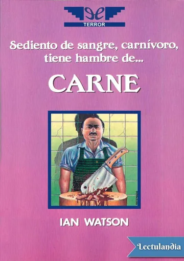 Carne de Ian Watson, portada del libro