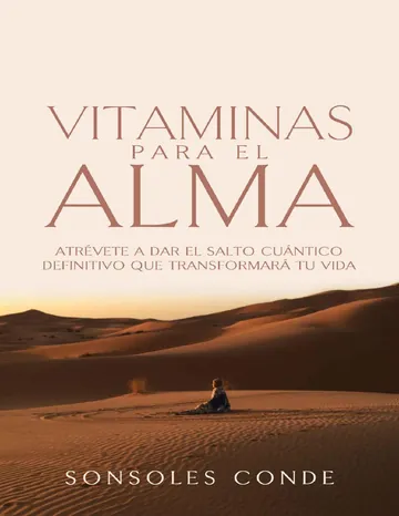 Vitaminas para el alma de Sonsoles Conde Cano, portada del libro