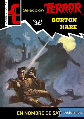 En nombre de Satán de Burton Hare, portada del libro