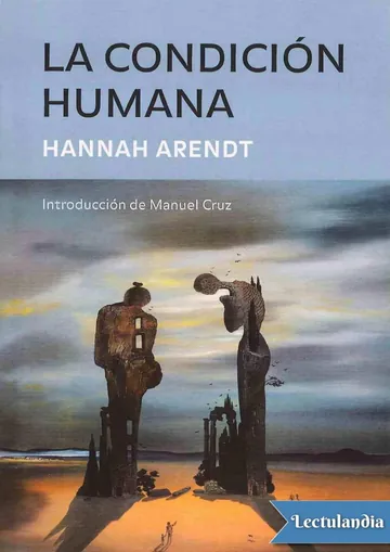 La condición humana de Hannah Arendt, portada del libro