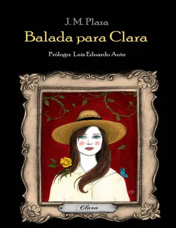 Balada para Clara de J. M. Plaza, portada del libro