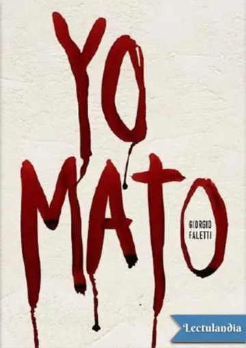Yo mato de Giorgio Faletti, portada del libro