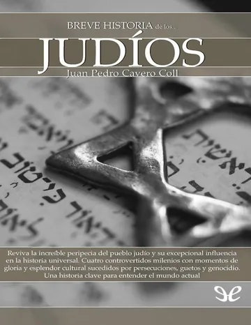 Breve historia de los judíos de Juan Pedro Cavero Coll, portada del libro