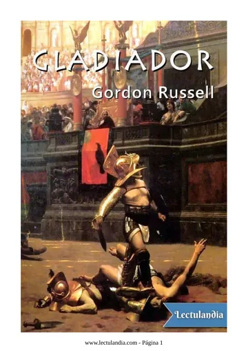 Gladiador de Gordon Russell, portada del libro