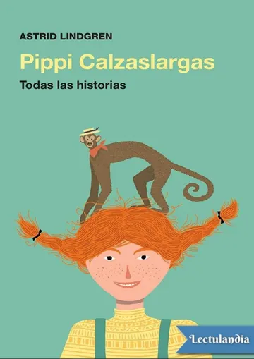 Pippi Calzaslargas de Astrid Lindgren, portada del libro