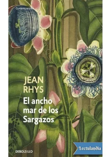 Ancho mar de los Sargazos de Jean Rhys, portada del libro