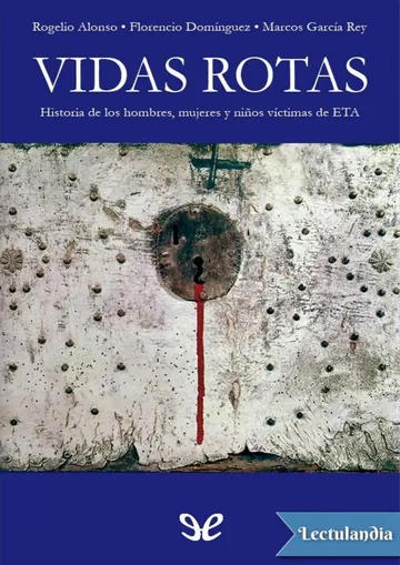 Vidas rotas de AA. VV., portada del libro