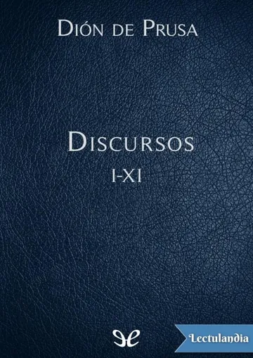 Discursos I-XI de Dión de Prusa, portada del libro