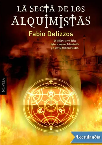 La secta de los alquimistas de Fabio Delizzos, portada del libro