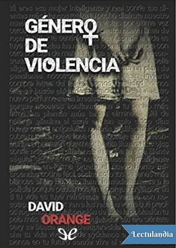 Género de violencia de David Orange, portada del libro